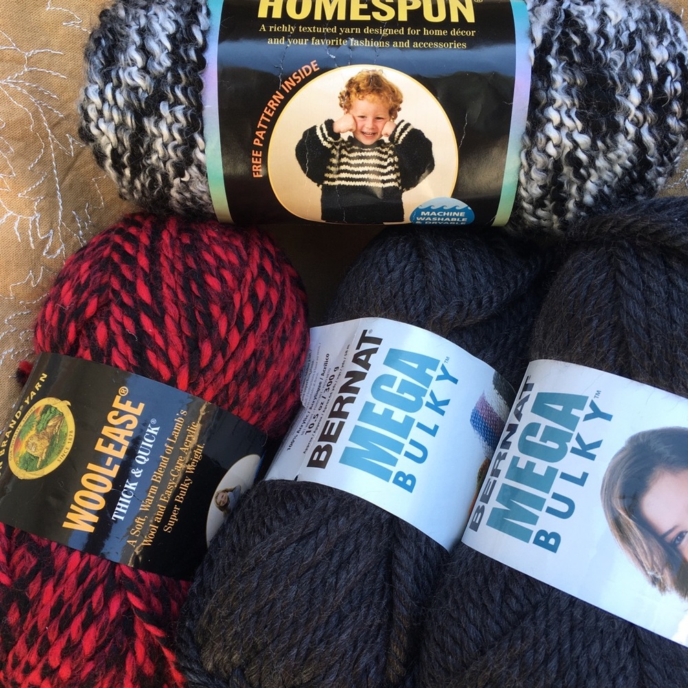Lot of Bulky Yarn